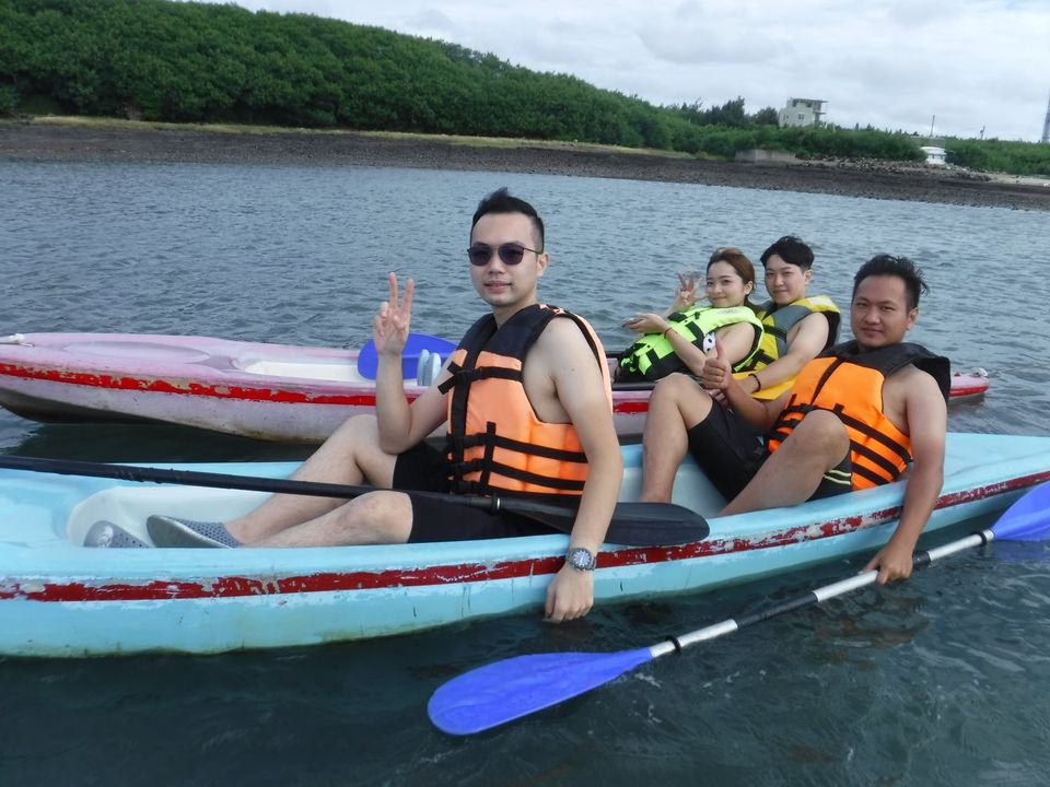 澎湖旅遊-獨木舟跨島